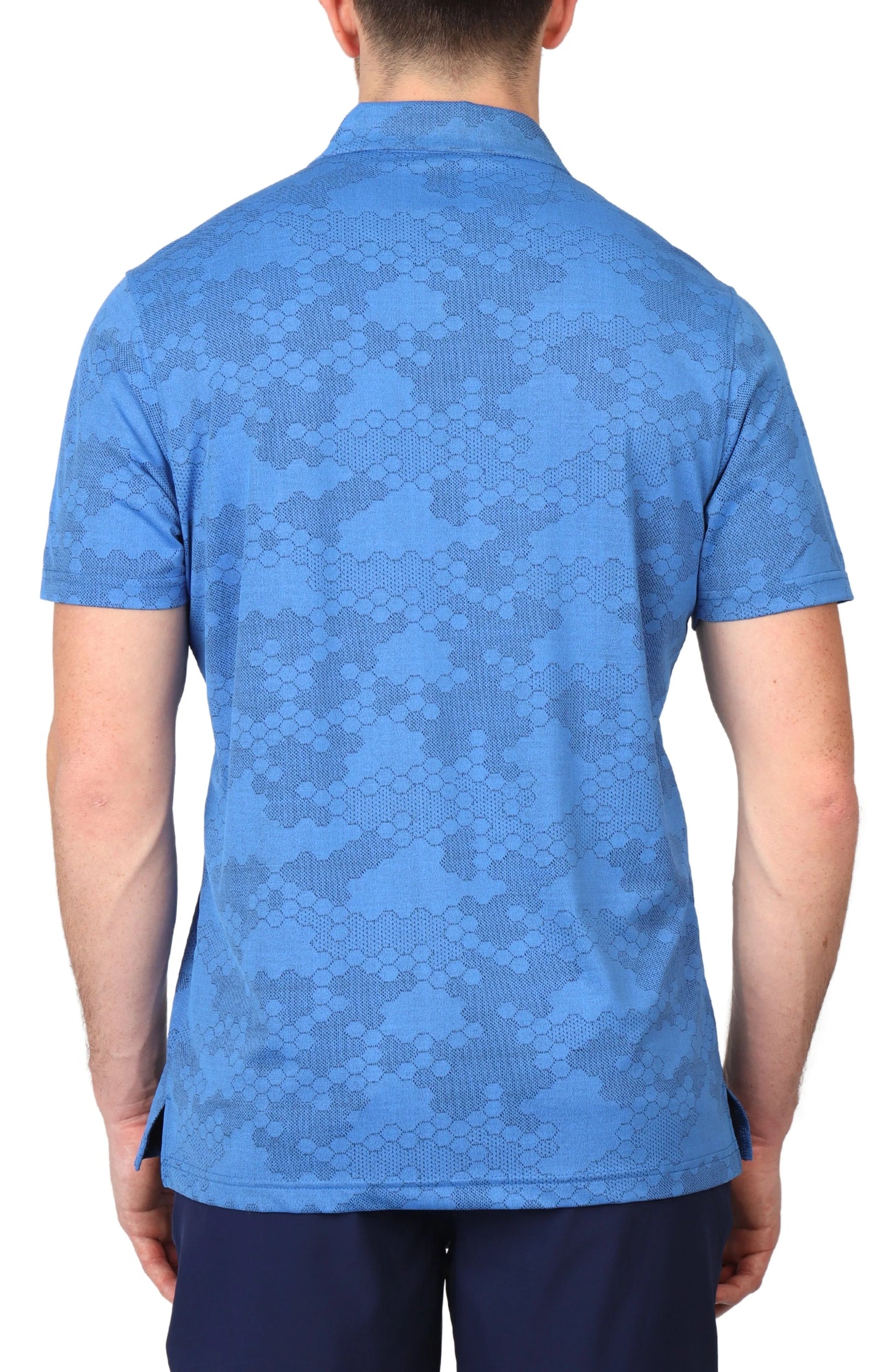 HONEYCOMB TEXTURED PERFORMANCE POLO