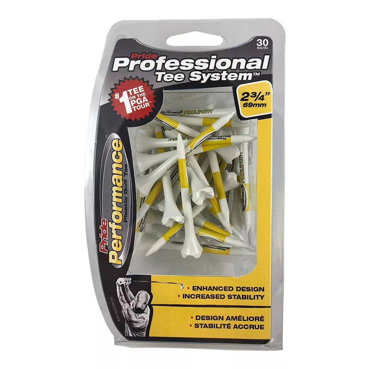 PERFORMANCE 2 3/4 TEES - 30 PACK