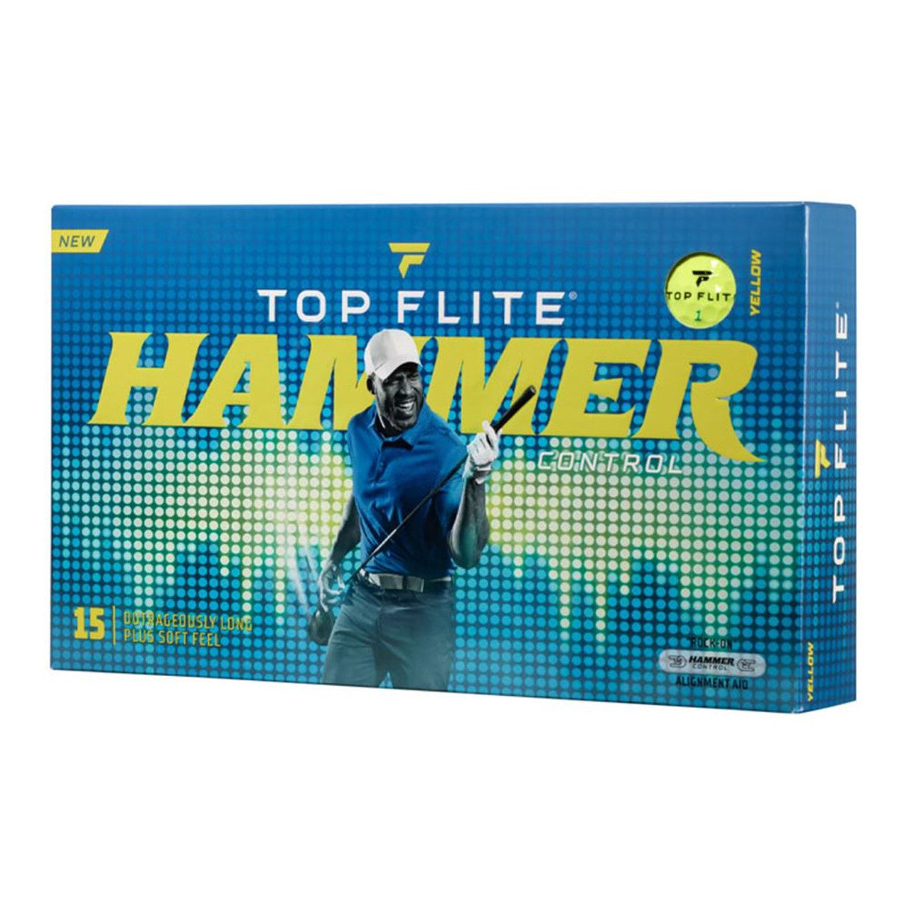 HAMMER CONTROL GOLF BALLS - 15 PACK