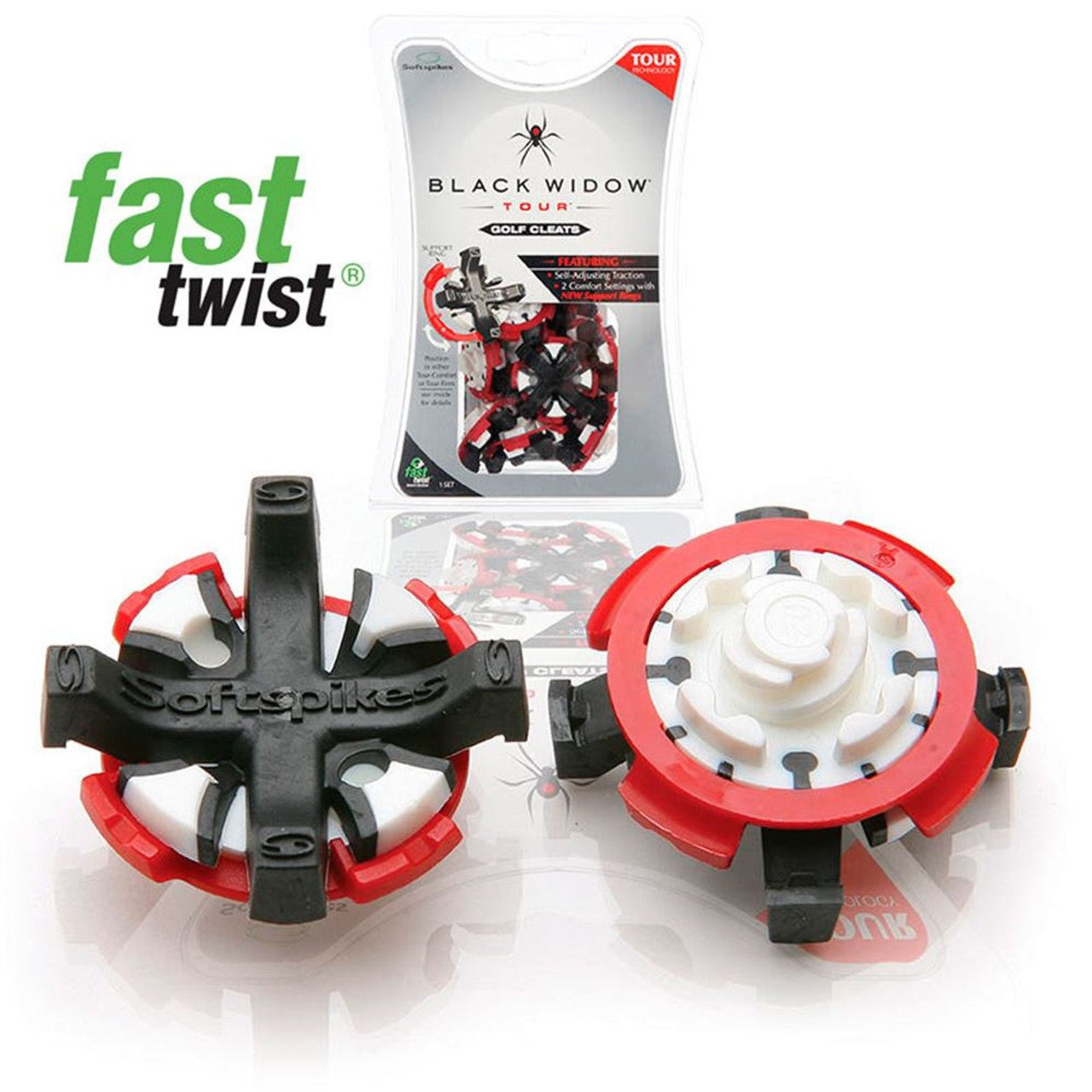 BLACK WIDOW TOUR FAST TWIST CLEATS - Grip On Golf & Pickleball Zone
