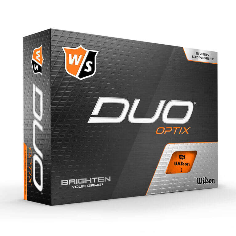 DUO OPTIX GOLF BALLS - ORANGE - Grip On Golf & Pickleball Zone