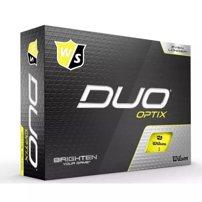 DUO OPTIX GOLF BALLS - YELLOW - Grip On Golf & Pickleball Zone