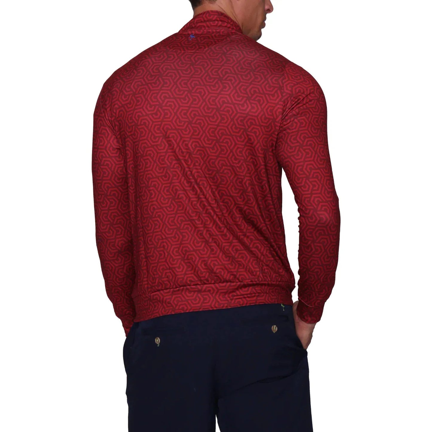 GEO PRINTED PERFORMANCE Q-ZIP - Grip On Golf & Pickleball Zone