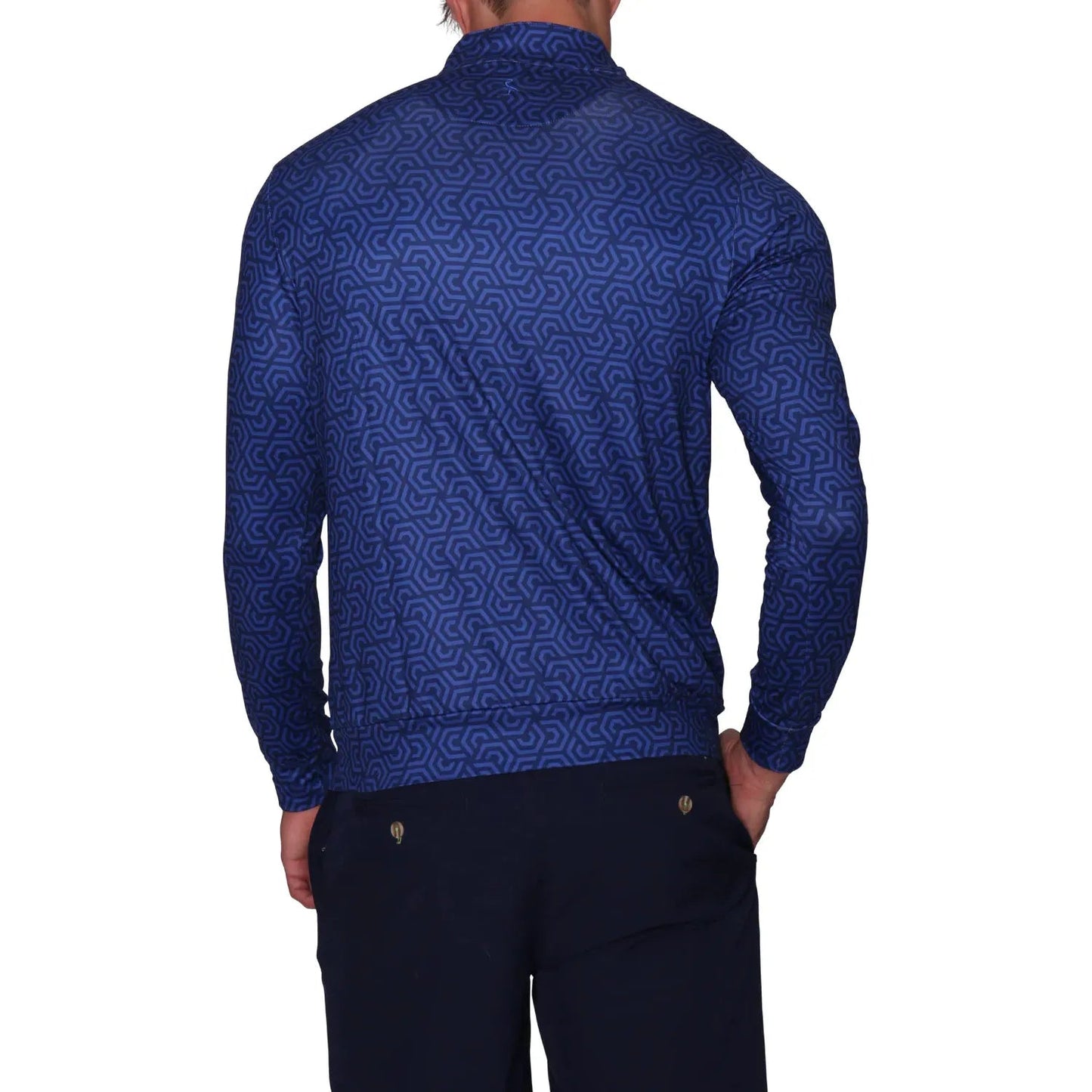 GEO PRINTED PERFORMANCE Q-ZIP - Grip On Golf & Pickleball Zone