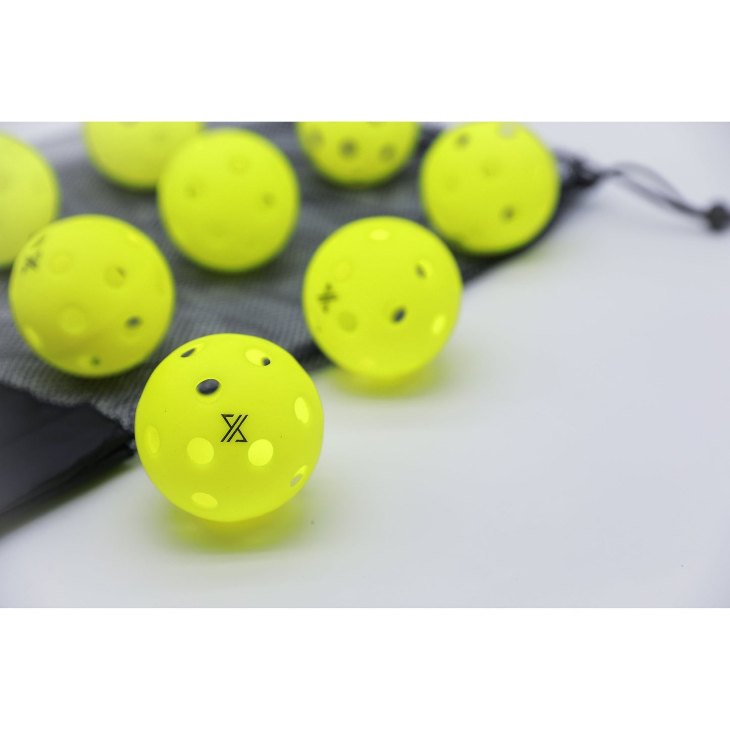 INDOOR BALL (PACK OF 8) - NEON GREEN - Grip On Golf & Pickleball Zone