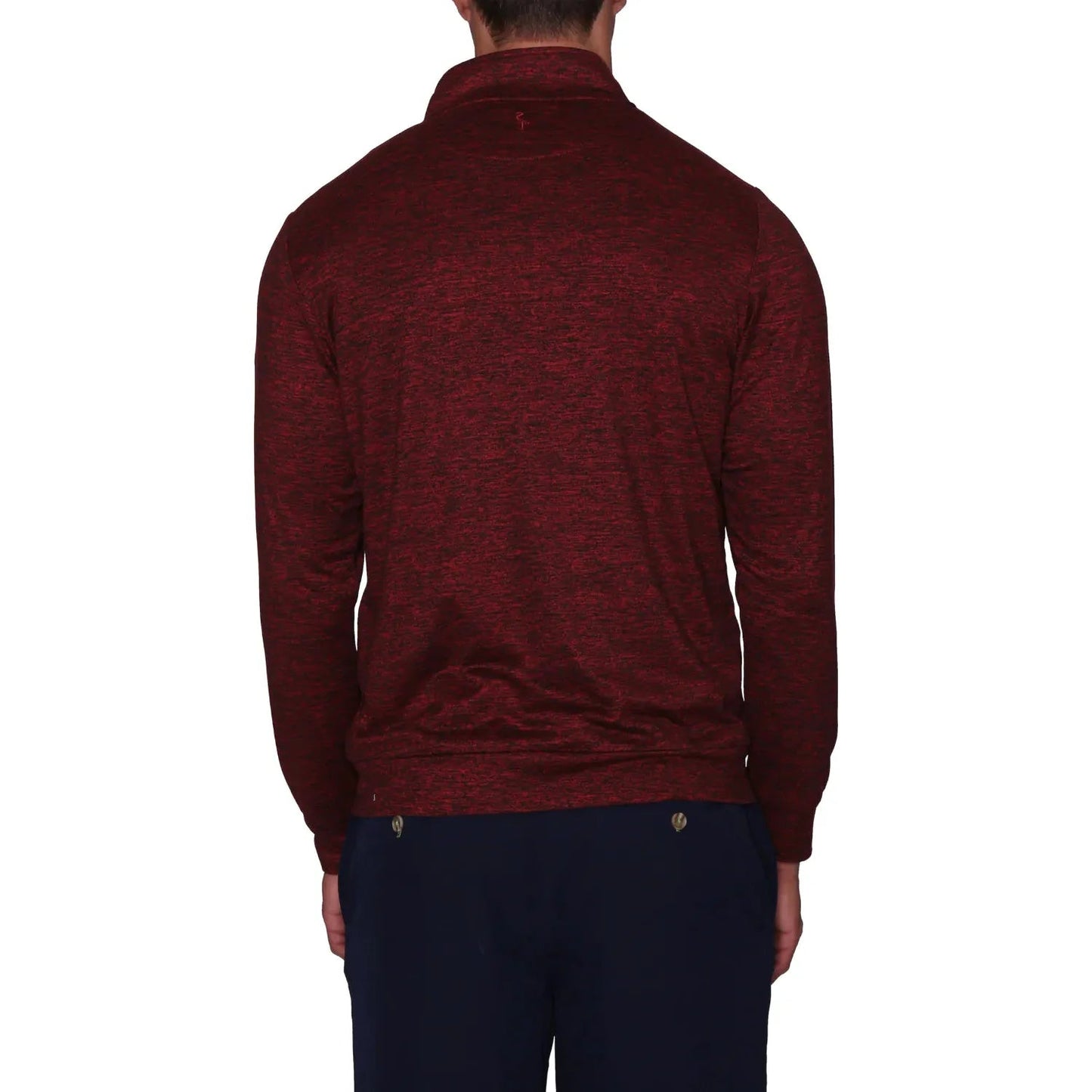 MELANGE LONG SLEEVE Q-ZIP - Grip On Golf & Pickleball Zone