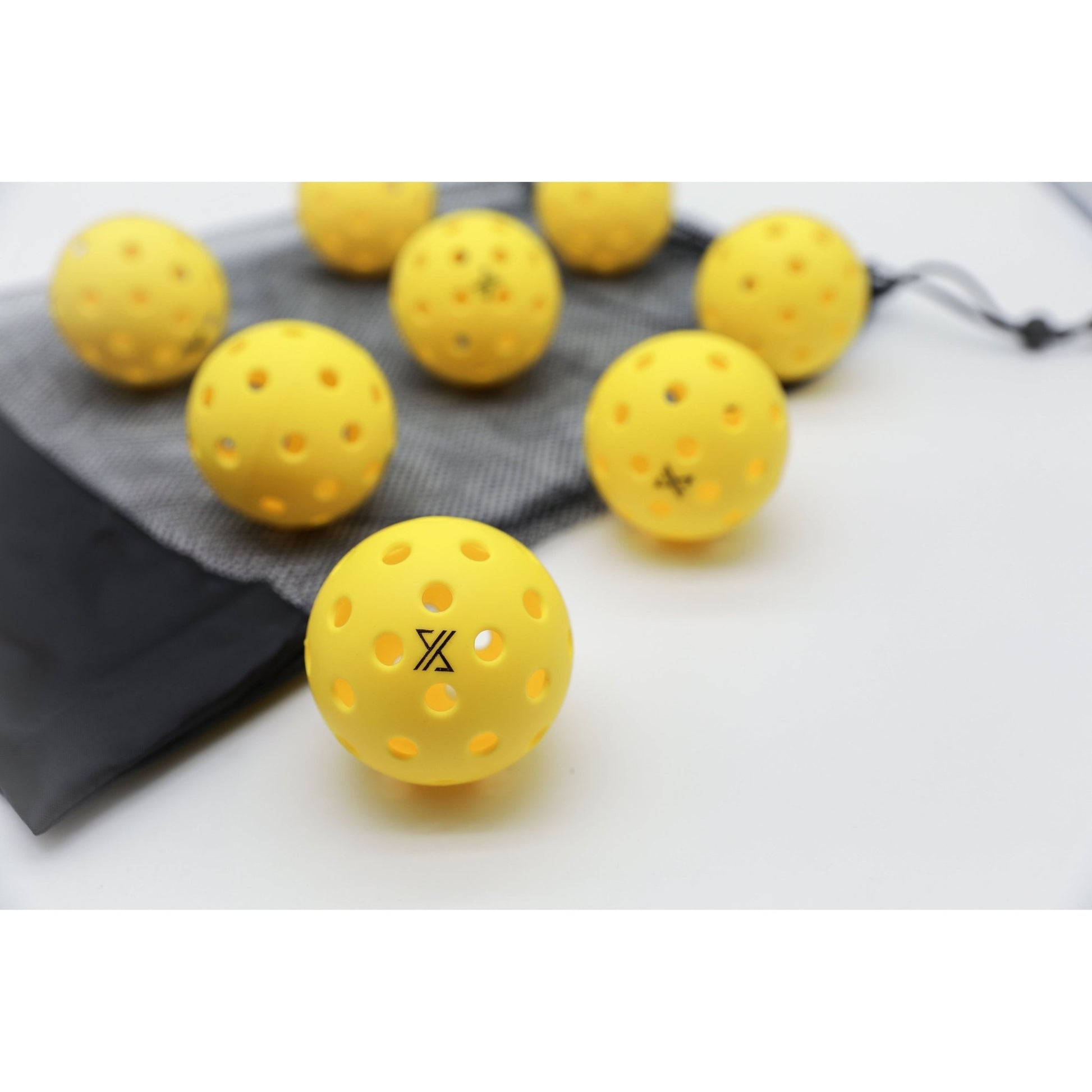 OUTDOOR BALLS (PACK OF 8) - YELLOW - Grip On Golf & Pickleball Zone