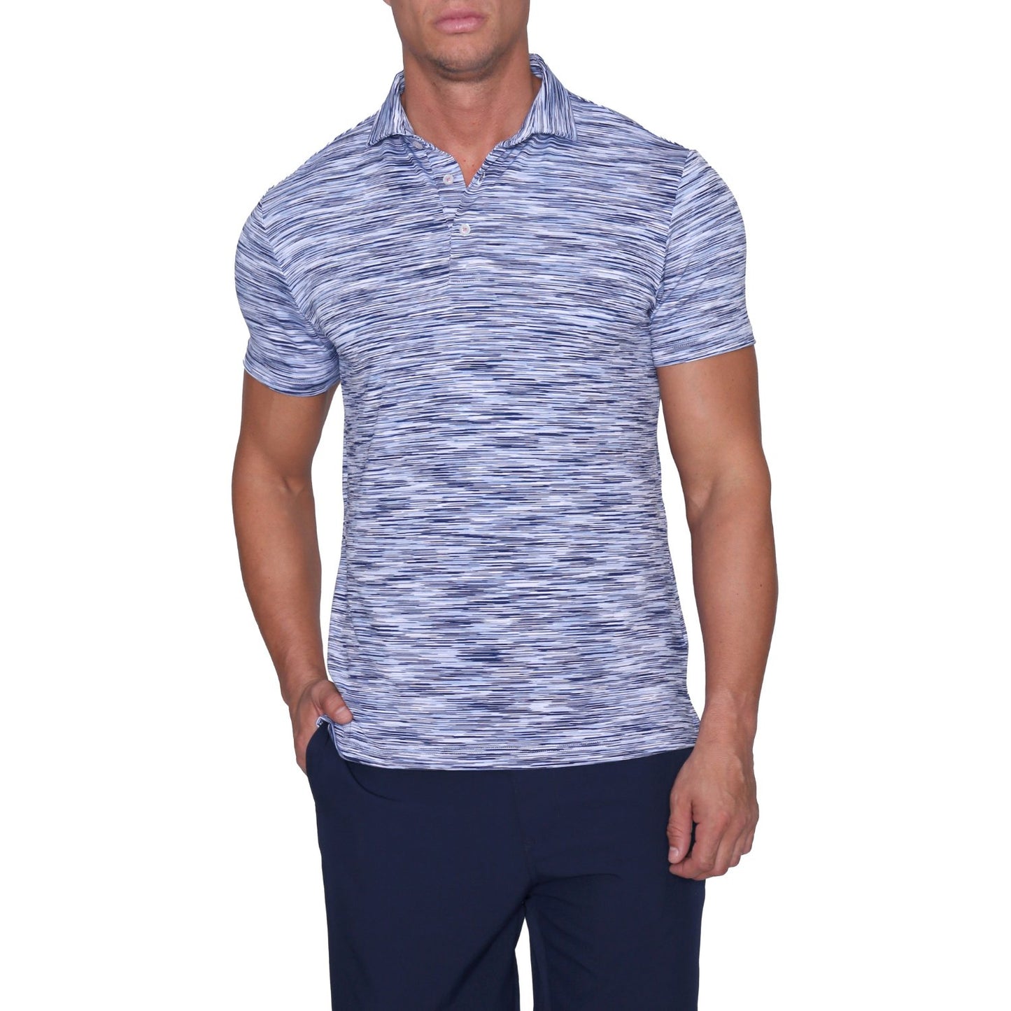 PERFORMANCE POLO - SPACE DYED - Grip On Golf & Pickleball Zone