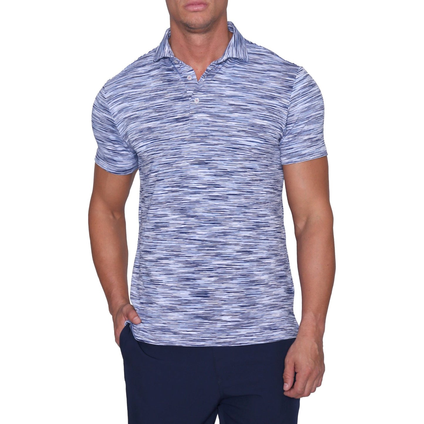 PERFORMANCE POLO - SPACE DYED - Grip On Golf & Pickleball Zone
