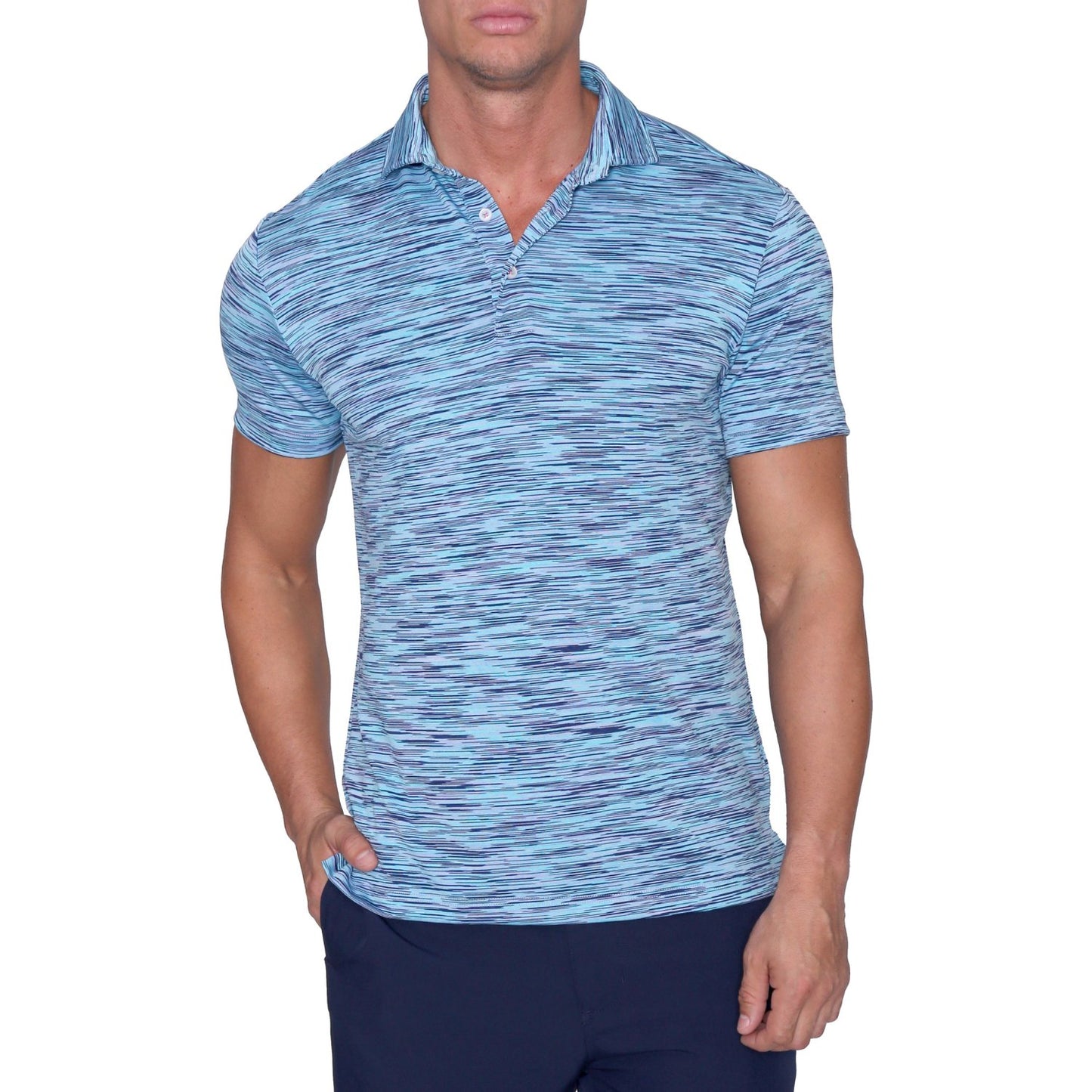 PERFORMANCE POLO - SPACE DYED - Grip On Golf & Pickleball Zone