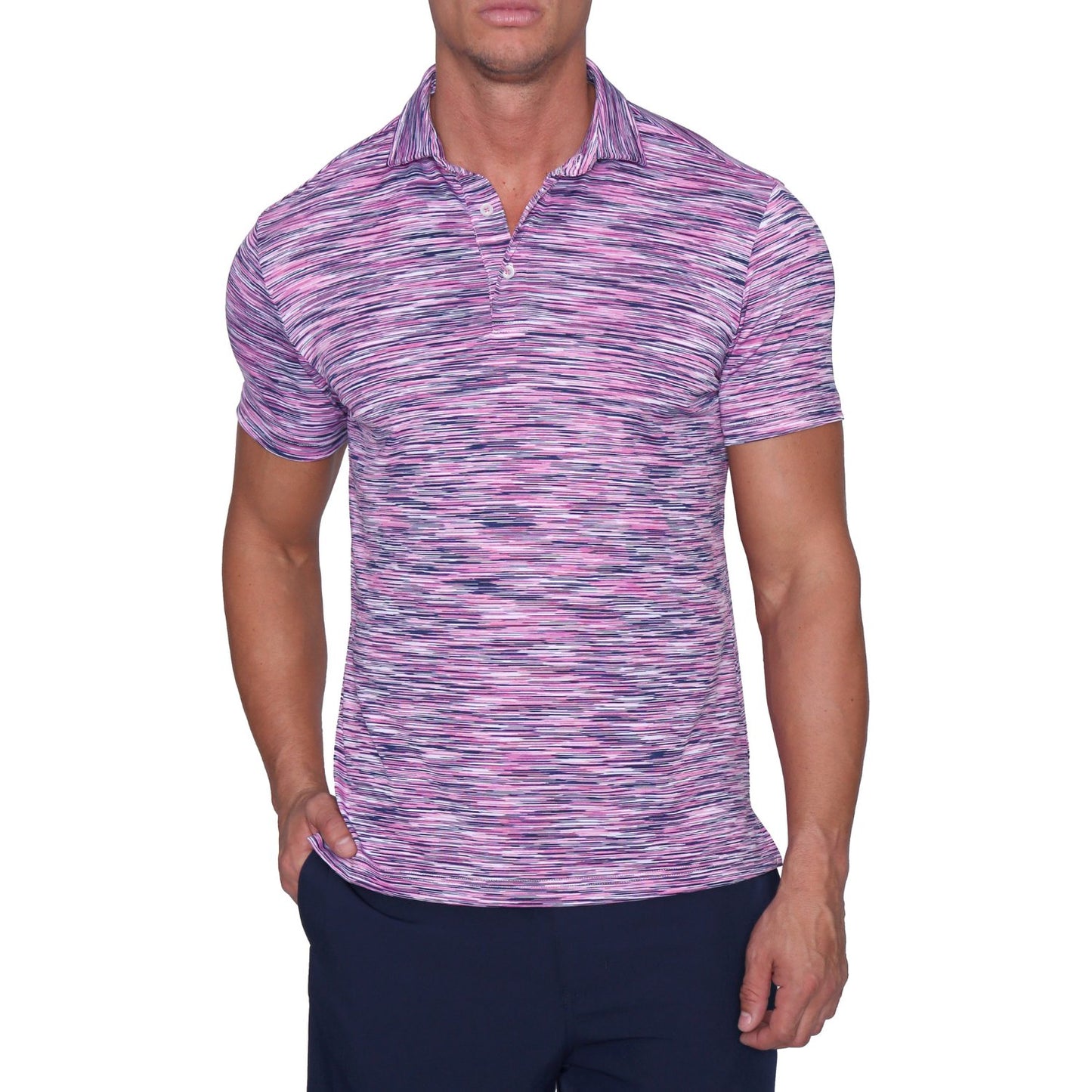 PERFORMANCE POLO - SPACE DYED - Grip On Golf & Pickleball Zone