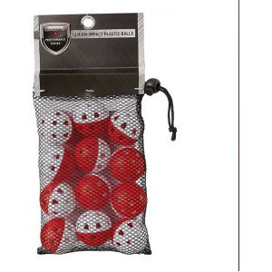 PERFORMANCE SERIES HIGH-IMPACT PLASTIC PRACTICE BALLS - 12-PACK - Grip On Golf & Pickleball Zone