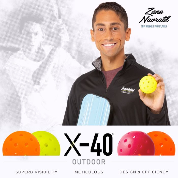 PICKLEBALLS - X-40 OUTDOOR - 100 PACK - Grip On Golf & Pickleball Zone