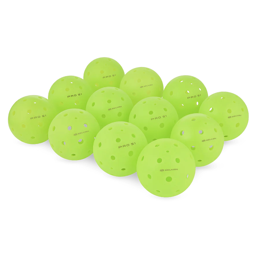 PRO S1 PICKLEBALLS - 12 PACK - Grip On Golf & Pickleball Zone