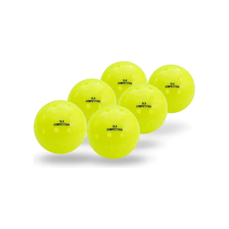 SLK COMPETITION OUTDOOR BALLS - 6 PACK - Grip On Golf & Pickleball Zone