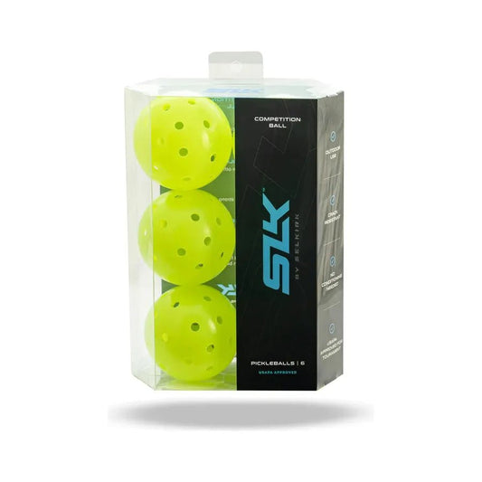 SLK COMPETITION OUTDOOR BALLS - 6 PACK - Grip On Golf & Pickleball Zone