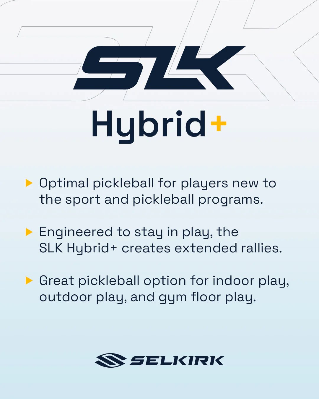 SLK HYBRID+ PICKLEBALLS - Grip On Golf & Pickleball Zone