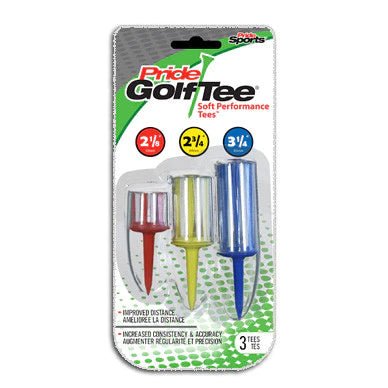 SOFT PERFORMANCE NYLON BRISTLE TEES - 3-TEE MULTI-PACK - Grip On Golf & Pickleball Zone