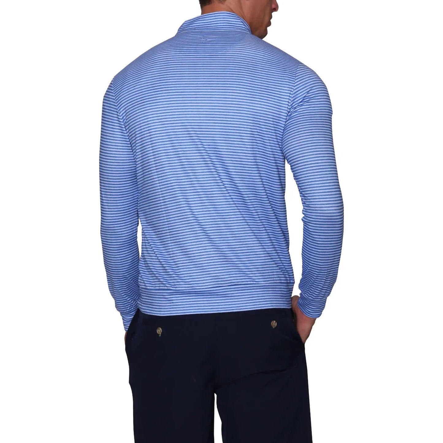 SUPER SOFT STRIPED QUARTER ZIP - Grip On Golf & Pickleball Zone