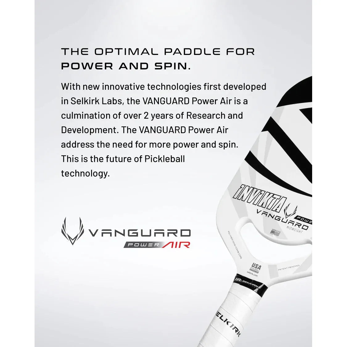 VANGUARD POWER AIR INVIKTA - Grip On Golf & Pickleball Zone