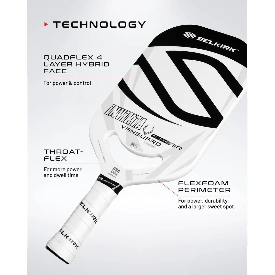 VANGUARD POWER AIR INVIKTA - Grip On Golf & Pickleball Zone