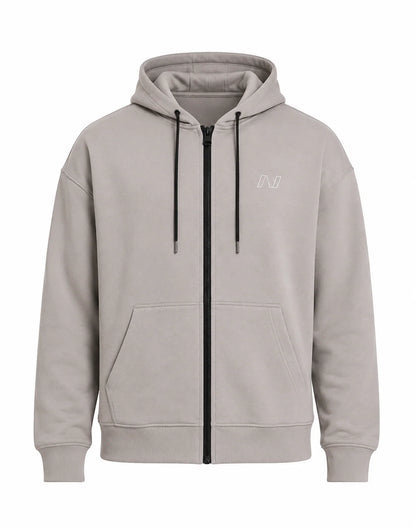 AFTER HOURS ZIP HOODIE FOR PICKLEBALL - ASH