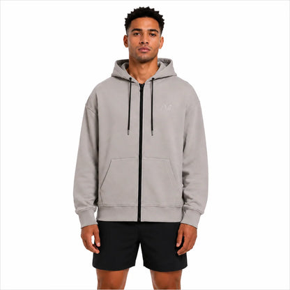 AFTER HOURS ZIP HOODIE FOR PICKLEBALL - ASH