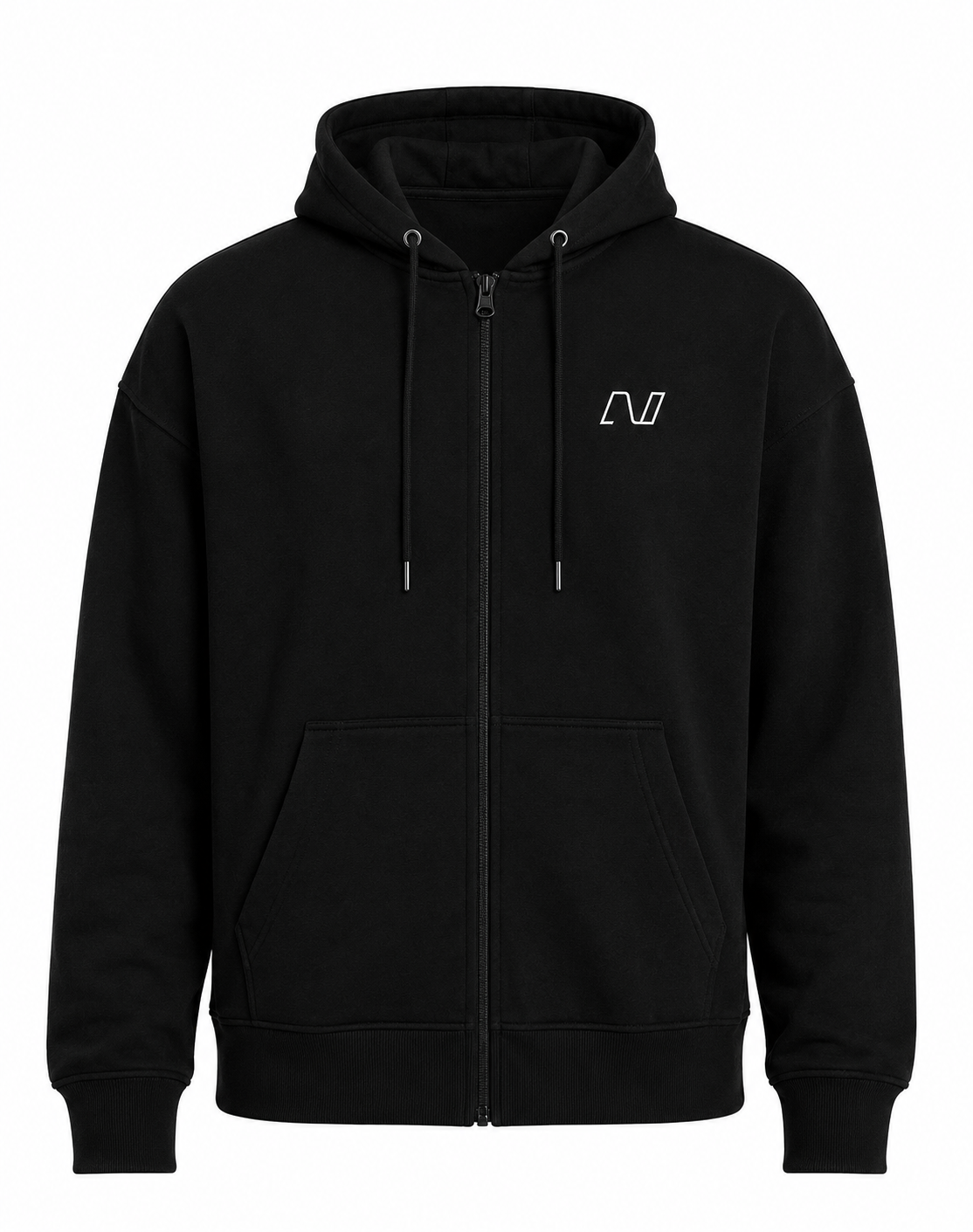 Black Zip Up Hoodie – NONVØLI After Hours