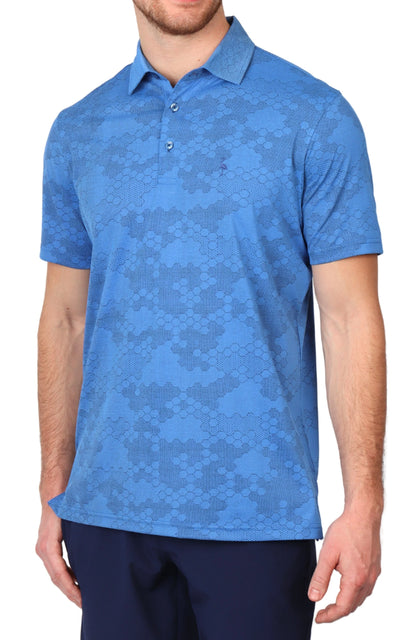 HONEYCOMB TEXTURED PERFORMANCE POLO