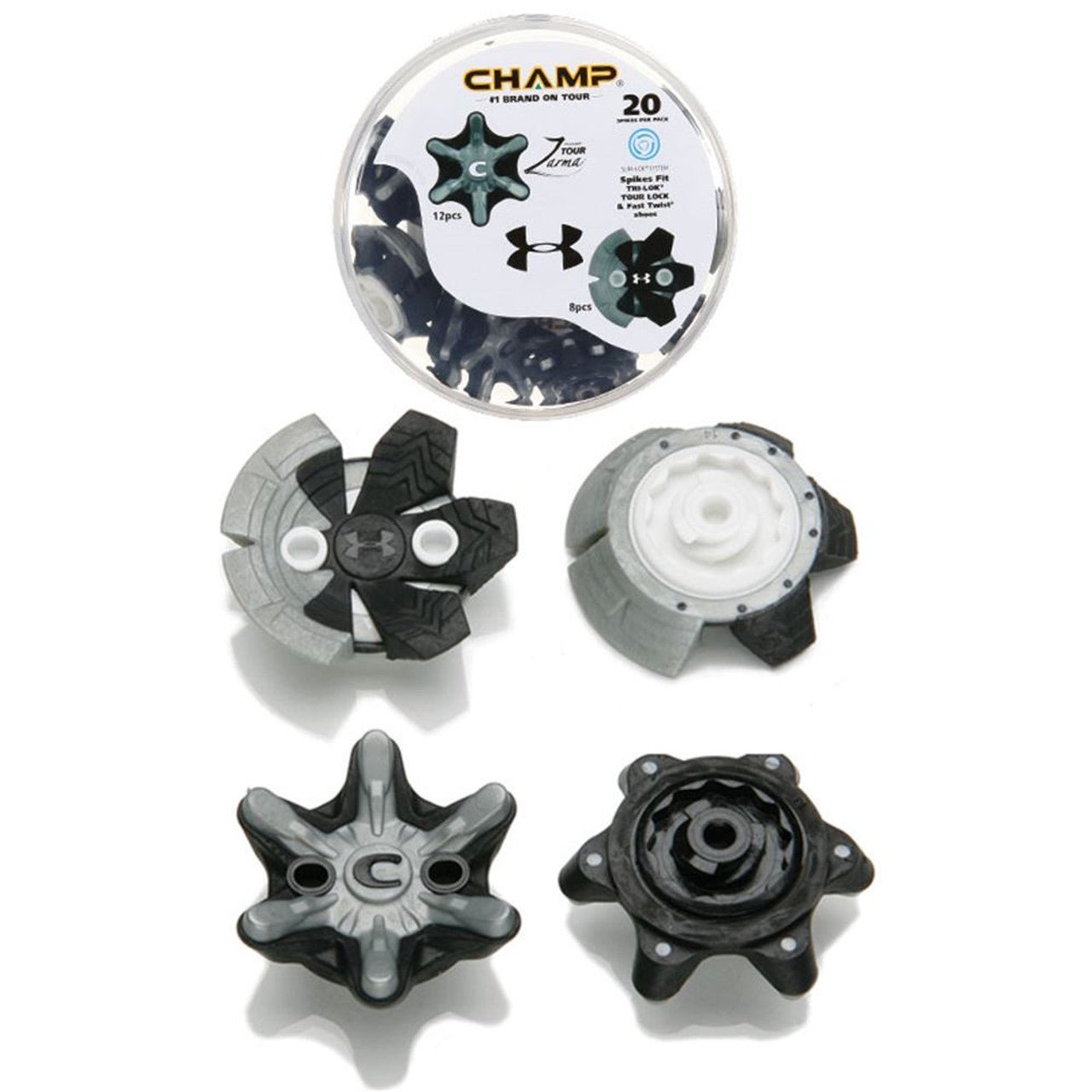 CHAMP TOUR ZARMA UNDER ARMOUR GOLF SPIKES - Grip On Golf & Pickleball Zone