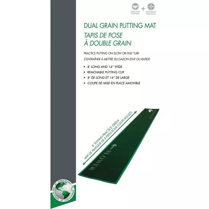 DUAL GRAIN PUTTING MAT - Grip On Golf & Pickleball Zone