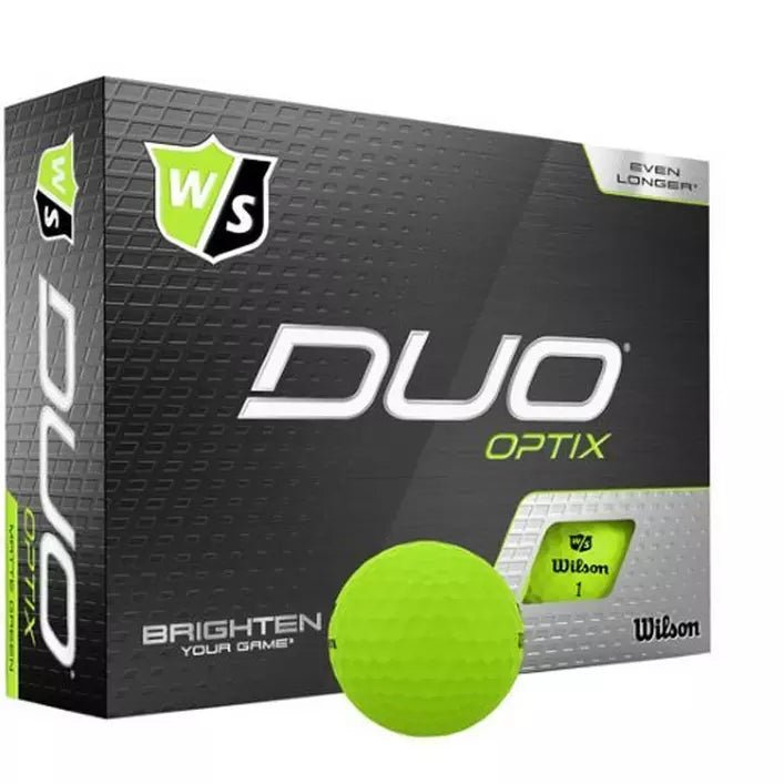 DUO OPTIX GOLF BALLS - GREEN - Grip On Golf & Pickleball Zone