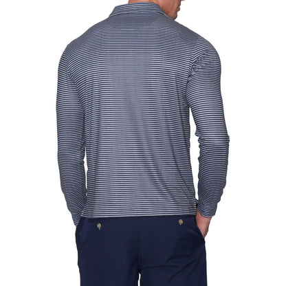 LONG SLEEVE SUPER SOFT PRINTED POLO - Grip On Golf & Pickleball Zone