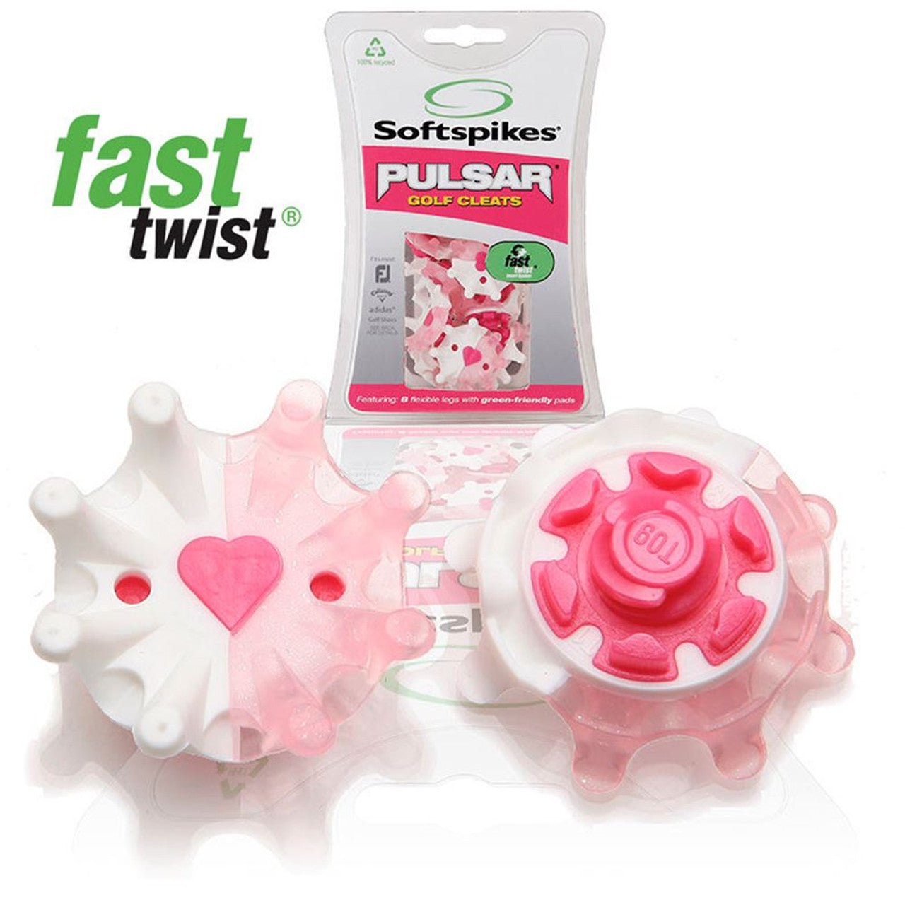 PULSAR PINK GOLF CLEATS - FAST TWIST - Grip On Golf & Pickleball Zone