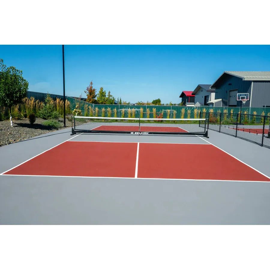 SEMI-PERMANENT PRO PICKLEBALL NET - Grip On Golf & Pickleball Zone