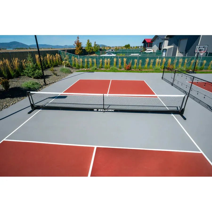 SEMI-PERMANENT PRO PICKLEBALL NET - Grip On Golf & Pickleball Zone