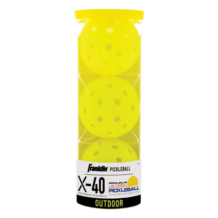 X-40 OUTDOOR PICKLEBALLS - 3 PACK - Grip On Golf & Pickleball Zone